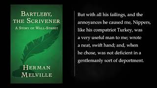 Bartleby The Scrivener A STORY OF WALLSTREET by Herman Melville Audiobook full length [upl. by Eednar]