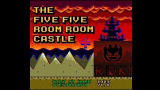 The Five quotFive Roomquot Room Castle  Red City SMW HACK [upl. by Yhtak462]