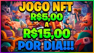 Jogo NFT Gratis Pagando 5 a 15 Reais Por DIA nft games [upl. by Enak414]