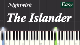 Nightwish  The Islander Piano Tutorial  Easy [upl. by Harihs854]