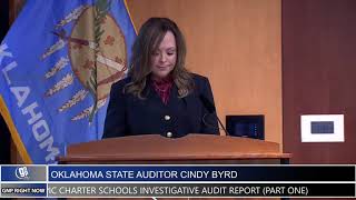 State Auditor Cindy Byrd on Epic Chart Schools Investigative Audit Report Part One [upl. by Allecnirp209]