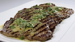 CharGrilled Rump Steak Recipe w Green Pistou [upl. by Sajovich]