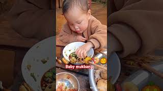 Baby mukbang food bữa trưa của con  Mới bs nữa hộp sirobabyplus con ăn thun thút shorts [upl. by Garda]