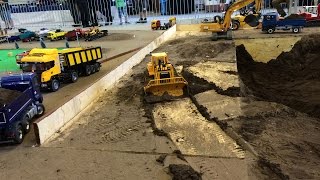 RC CAT Dozer clearing up the construction site [upl. by Derron]