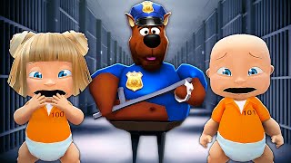 Baby amp Girlfriend Escape Scooby Doo Cop [upl. by Shelba]