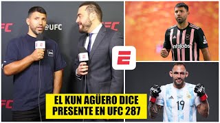 EL KUN AGÜERO HIZO SU DEBUT EN LA UFCcomo aficionado La COMPARÓ con la KINGS LEAGUE  Entrevista [upl. by Inigo]