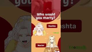 The Remarried Empress Who would you marry Navier or Rashta Be honest remarriedempress webtoon [upl. by Sivartal]