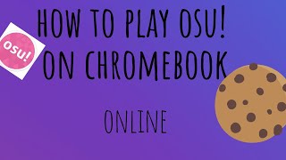 How to play osu on a chromebook [upl. by Yecrad]