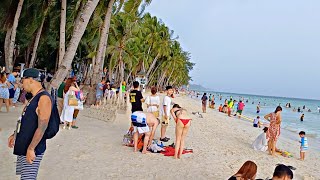 This is BORACAY White Beach Path on July 13 2024 330pm Walk  Maulan na Hapon [upl. by Noreen484]