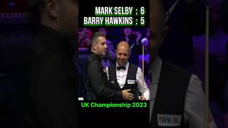 Mark Selby  6 Barry Hawkins  5 UK Championship 2023 [upl. by Anallij379]