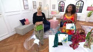 Patricia Nash Leather Empoli Satchel Crossbody on QVC [upl. by Uriel]