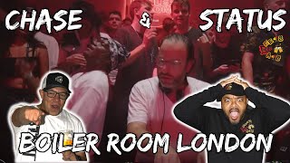 HANDS DOWN BEST PARTY IN THE UK  Americans React to Chase amp Status  Boiler Room London [upl. by Akelam143]