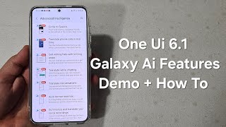 One Ui 61 Ai Features demo  How To [upl. by Adyam]