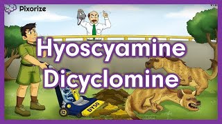 Hyoscyamine Dicyclomine Mnemonic for USMLE [upl. by Ynafetse797]