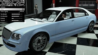 GTA 5  Past DLC Vehicle Customization  Enus Cognoscenti Bentley Flying Spur [upl. by Aneehsirk]