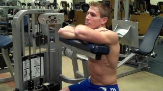 How To Seated Abdominal Crunch Cybex [upl. by Beffrey686]