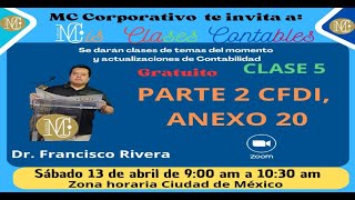 Clase 5 CFDI ANEXO 20 PARTE 2 cursosgratuitos cfdi [upl. by Eednar]