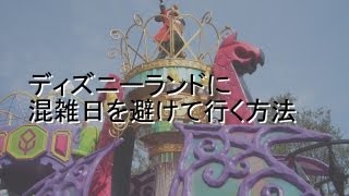 ディズニーランド 攻略 混雑日を避けて行く方法 [upl. by Anaile]