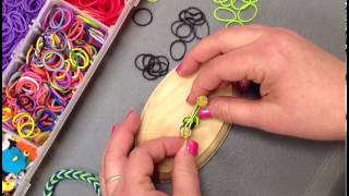 How to Create a Fish Tail Stretch Band Bracelet  AC Moore [upl. by Cyn114]