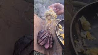 Cooking Fallow Deer Meat hunting hunt deer shorts cooking [upl. by Dean376]