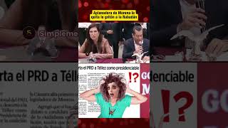 Aplanadora de Morena le quita lo gritón a Kenia López Rabadán shorts [upl. by Hammerskjold]