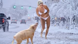 Crazy Winter amp Snow Fails 2024  Best Winter Fail 2024  Try Not To Laught [upl. by Aniad469]