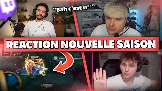 LES STREAMERS RÉAGISSENT À LA NOUVELLE SAISON  Best Of LoL 786 Réactions [upl. by Aicilak78]