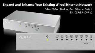 ES108A v2 and ES105A v2 85Port Desktop Fast Ethernet Switch [upl. by Antone]