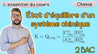 L’essentiel du cours  État d’équilibre d’un système chimique  2BAC BIOF  prof BMouslim bac2024 [upl. by Tawnya]