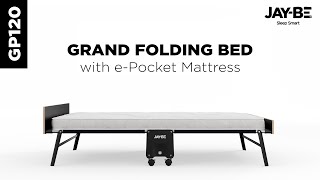 JayBe GP120 Grand Folding Bed with ePocket Mattress [upl. by Wenn]