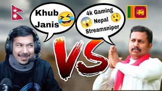 4kGamingNepal vs Napura 😱 4kgaming Streamsniper re😂 [upl. by Arual401]