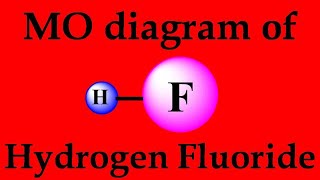 Molecular orbital diagram of heteronuclear diatomic molecules HF [upl. by Quincy]