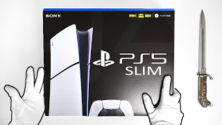 The PS5 Slim Unboxing  New PlayStation 5 Console Disc and Digital [upl. by Lejeune]