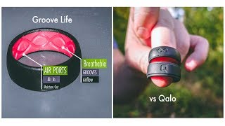 GROOVE LIFE vs QALO Silicone Rings  Honest Review of Drying amp Breathability Fit Comfort amp Styles [upl. by Symer]