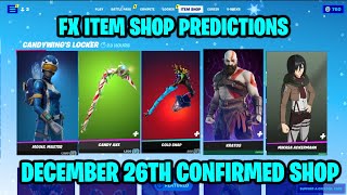 December 26th 2023 Fortnite Item Shop CONFIRMED  Fortnite Early Item Shop Prediction December 26th [upl. by Koziarz]