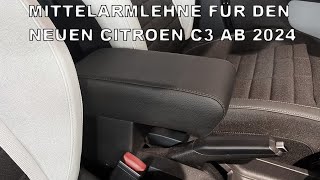 Mittelarmlehne für Citroen C3 2024 armrest Citroen C3 2024 accoudoir Citroen C3 2024  bracciolo [upl. by Nelac782]