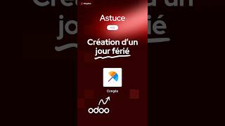 Astuce Odoo n°2  Création dun jour férié odoo tutoriel erp [upl. by Anelhtac]