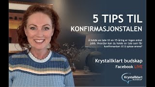 💎 Ep 5 Hvordan skrive en god konfirmasjonstale [upl. by Yelats]