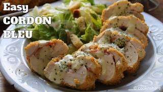 The Easiest Chicken Cordon Bleu You Will Ever Make  Christmas Style [upl. by Netsirt]