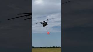 German Air Force CH53GA helicopter inbound with a Smokey during the exercise quotClearwater 2024quot [upl. by Ahsimik164]