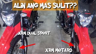 THE HONDA XRM 125 MOTARD AND XRM DUAL SPORT 2022ComparisonReviewSpecificationsWhich is better [upl. by Acimot93]