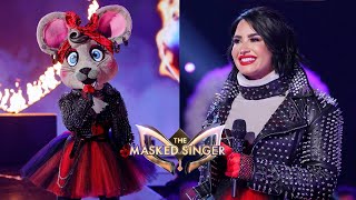 The Masked Singer  Demi Lovato  Performances and Reveal [upl. by Ahsinak]