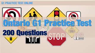 Ontario G1 test questions  Practice Questions to clear test  200 questions video Clear G1 test [upl. by Fransis194]