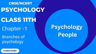 Branches of Psychology  class 11 Psychology  chapter 1  what is psychology [upl. by Libove390]