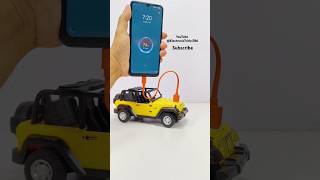 Power bank powered by RC Jeep  Remote Control RC car  Remote wali car RC GadiDC Motor Life Hacks [upl. by Aloin556]