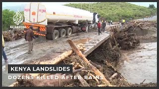 Dozens killed in Kenya landslide after torrential rains [upl. by Georgine]