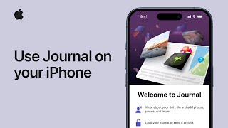 How to use Journal on your iPhone  Apple Support [upl. by Nilkcaj292]