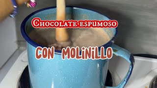 Chocolate espumoso con molinillo [upl. by Cavuoto148]