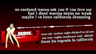 Rihanna  California king bed Lyrics  Traduzione [upl. by Adnylam802]