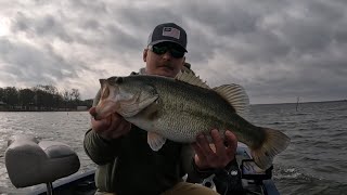 Bass Fishing Lake Fork in Early March Part 1 [upl. by Wernsman879]